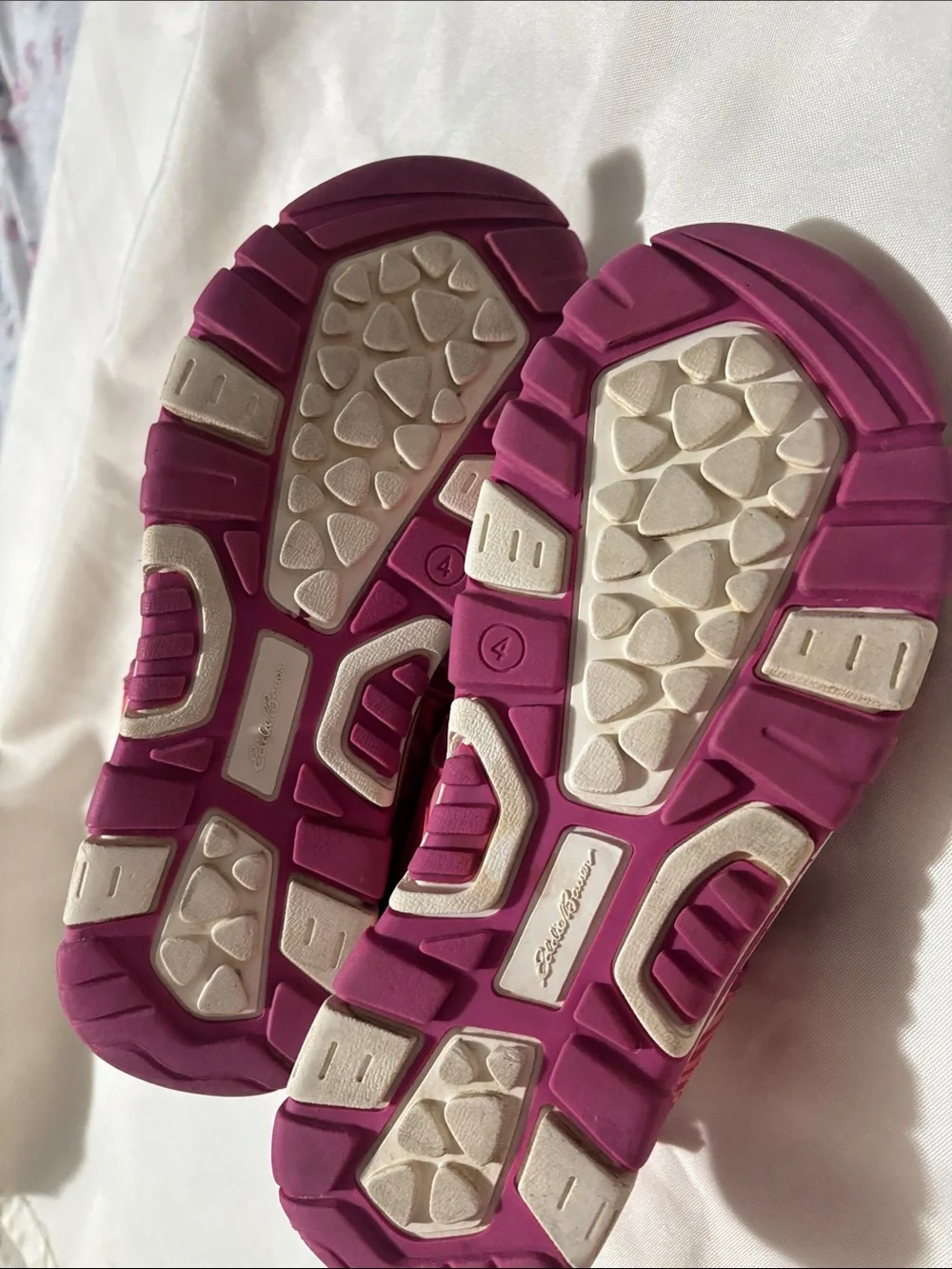 Eddie Bauer Girls Pink Patterned Adjustable Sandals